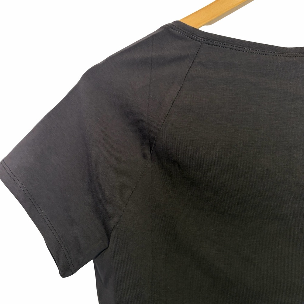 Everlane The Form Square Neck Top Tee in Black, Size M NWT - Picture 9 of 16